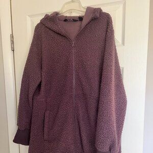 Lands' End Purple Teddy Jacket